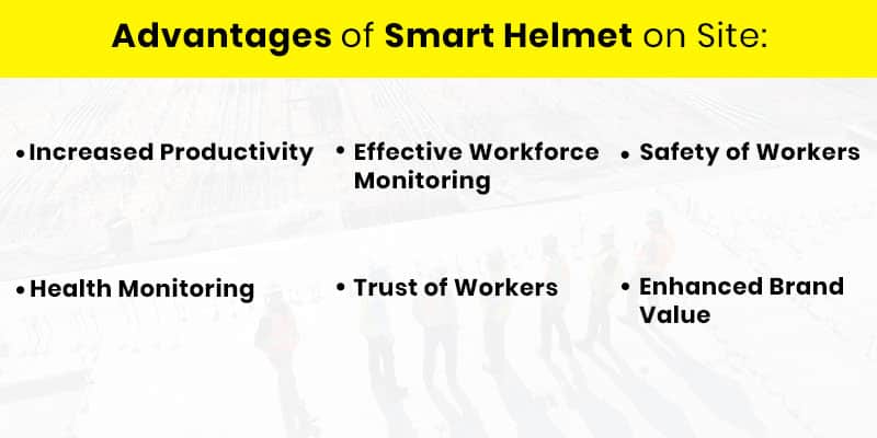 Advantages of Smart Helmet on site