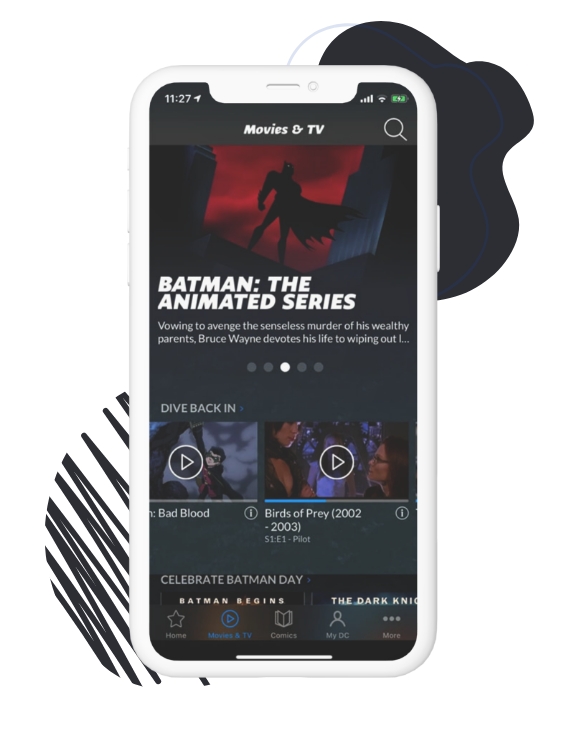 what is the DC universe app
