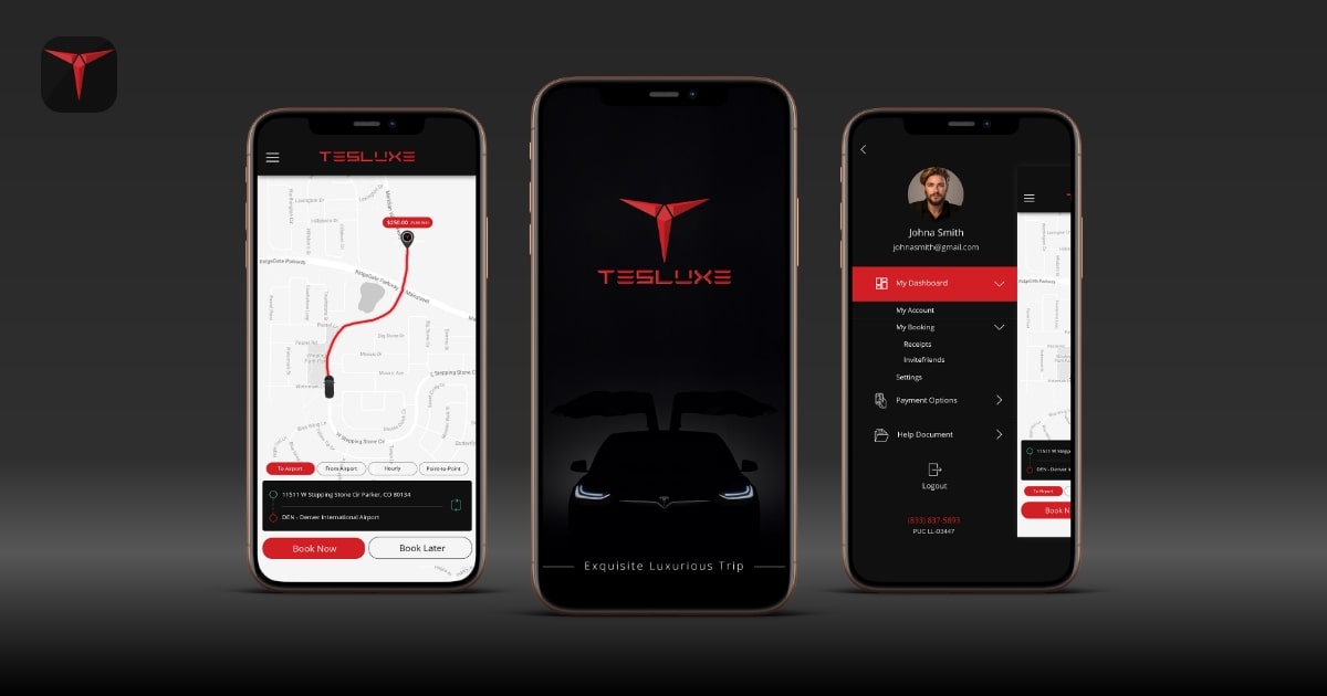Luxury Car Rental App like Tesluxe