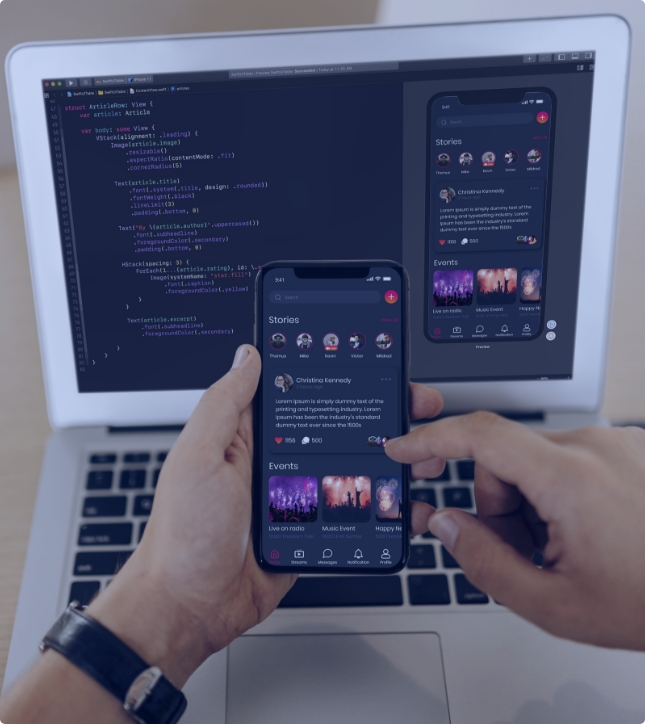 social media app development solutions