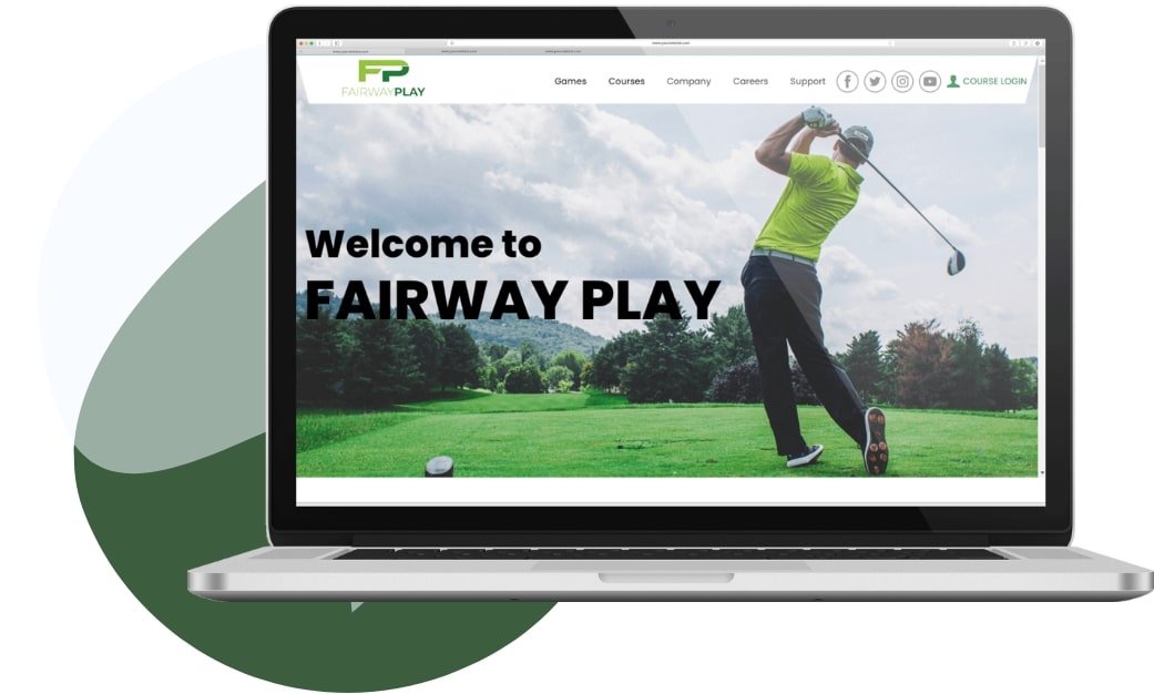 build your own golf website