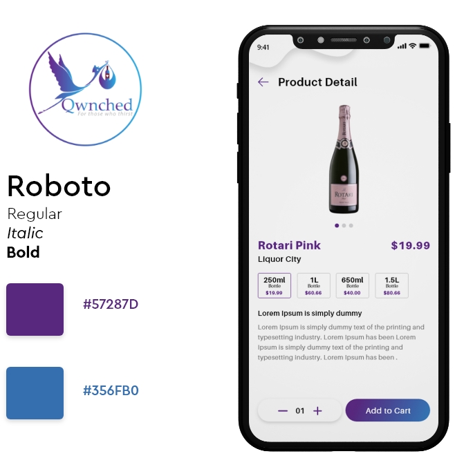 ui/ux Design for Alcohol Delivery App and Website