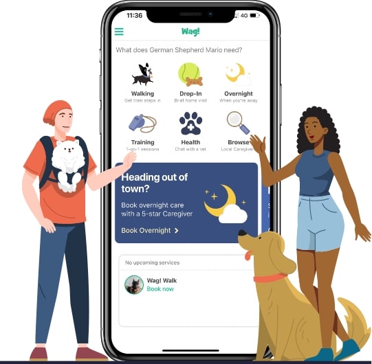 features of wag app
