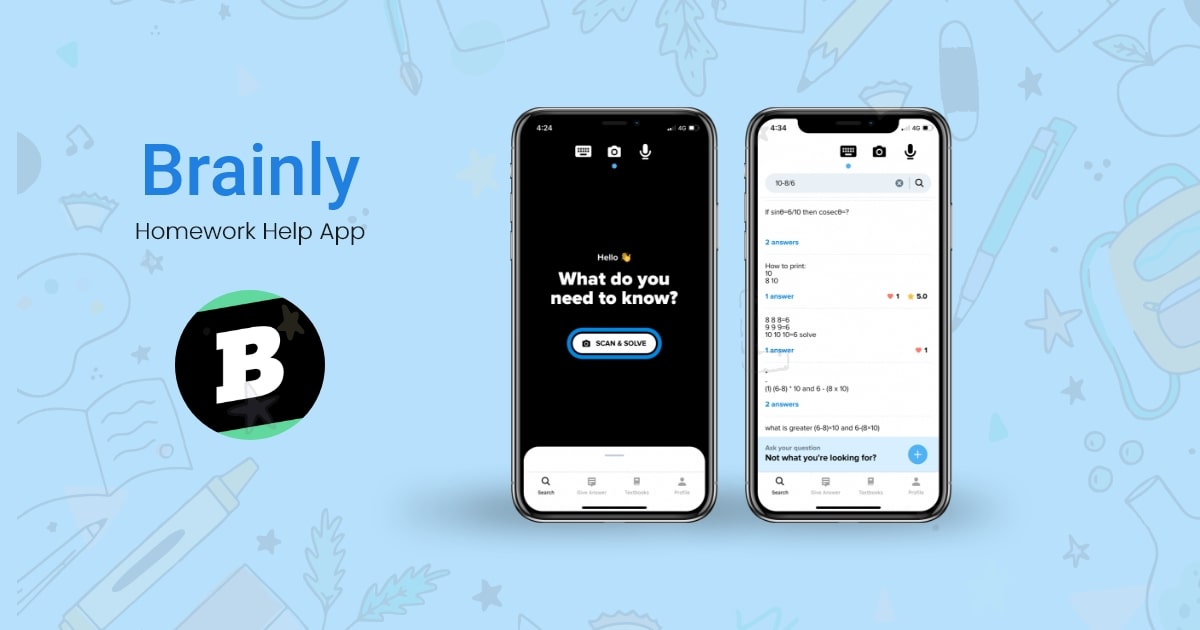 develop a Homework Planner app like brainly