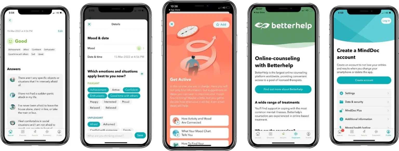 best minddoc apps screenshot