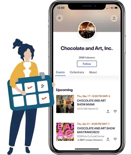 top fuetures of eventbrite app