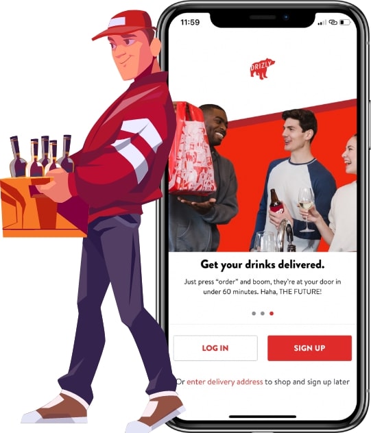 Drizly Alcohol Delivery App