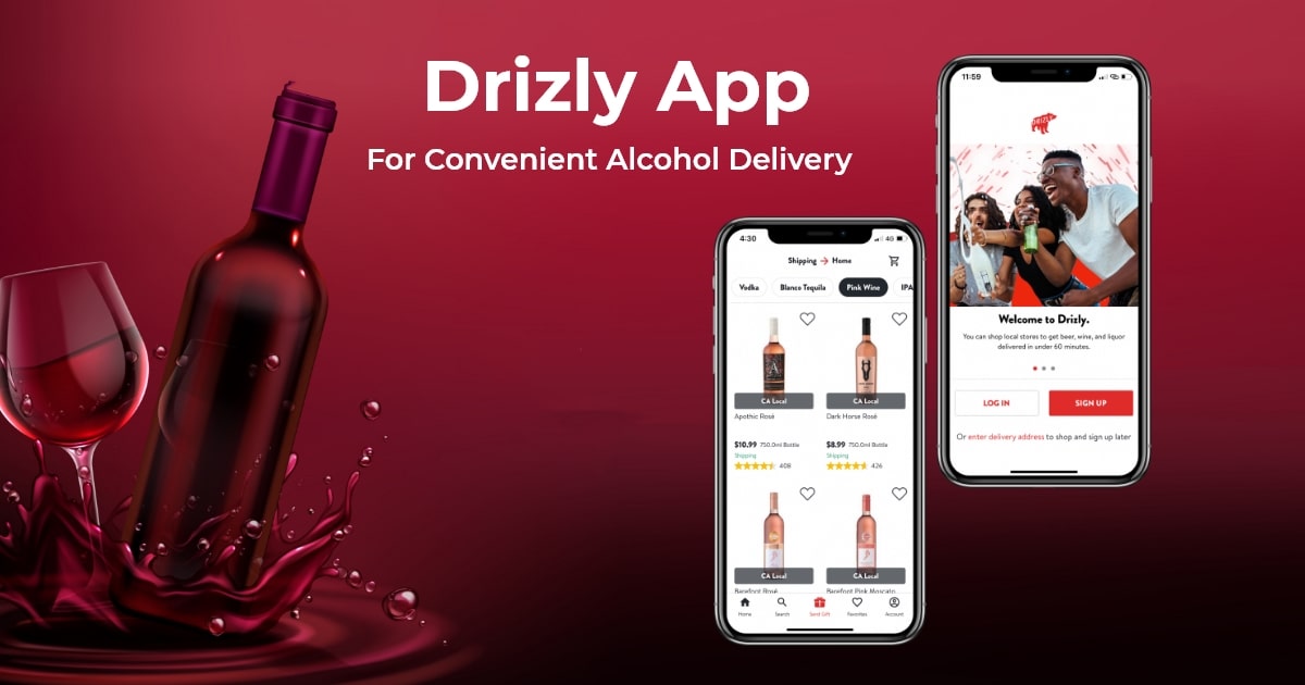 on-demand alcohol delivery app like Drizly