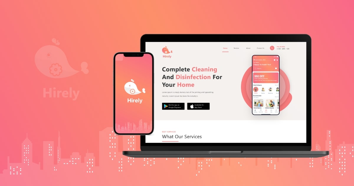 Hirely Marketplace App Portfolio