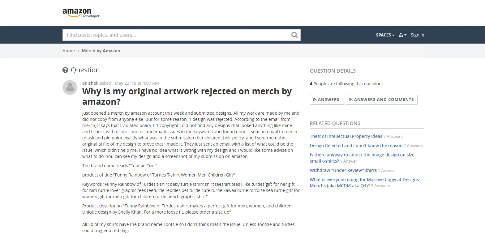 Merch By Amazon Forum