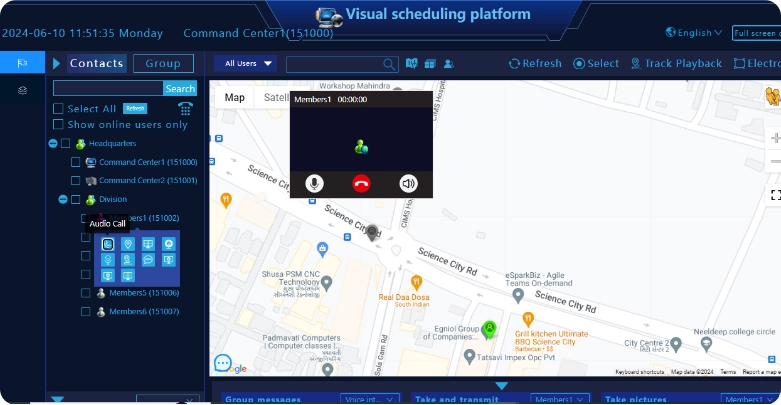 audio call and recording module 1