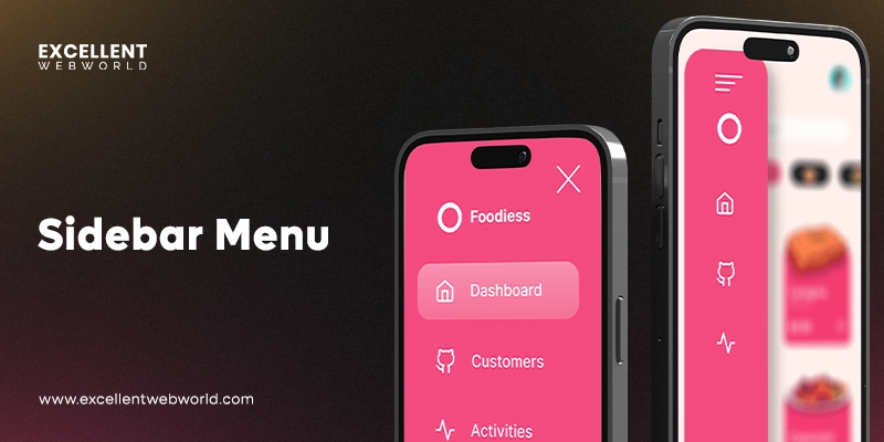 sidebar menu design elements and principles