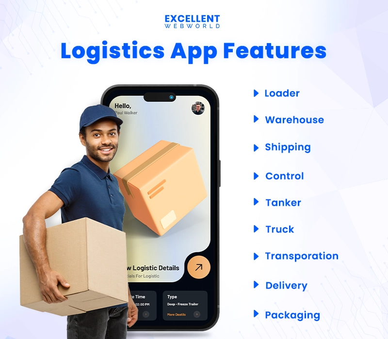 Transportation app features