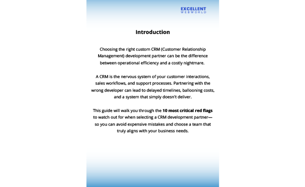 Introduction of CRM Questionnaire
