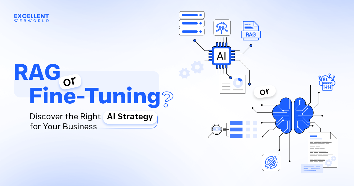Comparing RAG and Fine-Tuning: AI strategies for businesses to choose the best large language model approach.