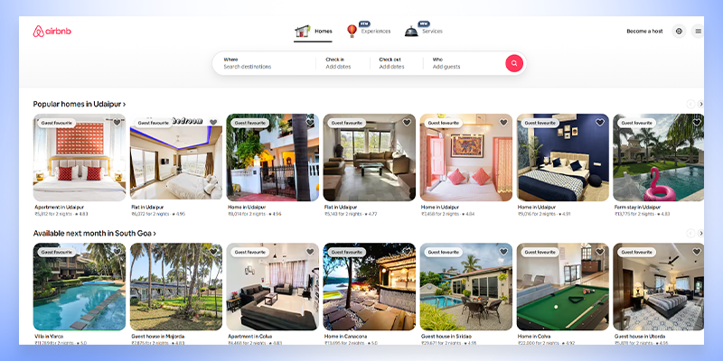 Airbnb Marketplace Screenshot