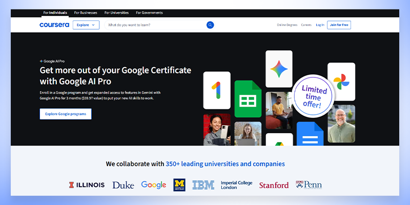 Coursera Marketplace Screenshot