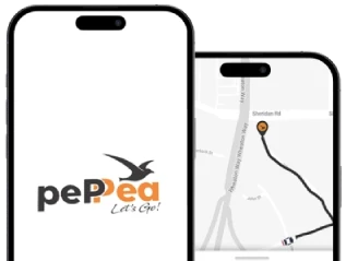 peppea website and mobile app ui