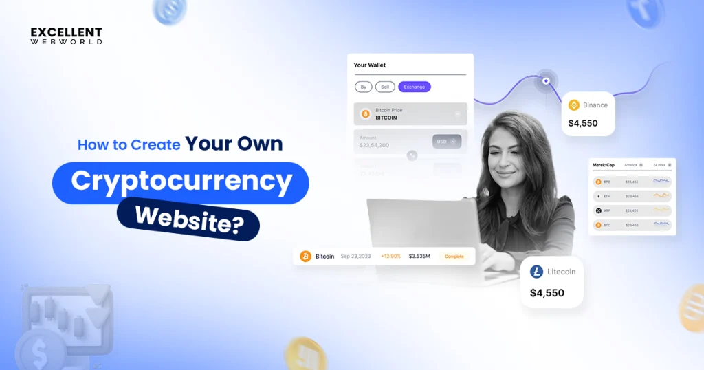 cryptocurrency website development guide with steps and screens to create your own cryptocurrency website from scratch