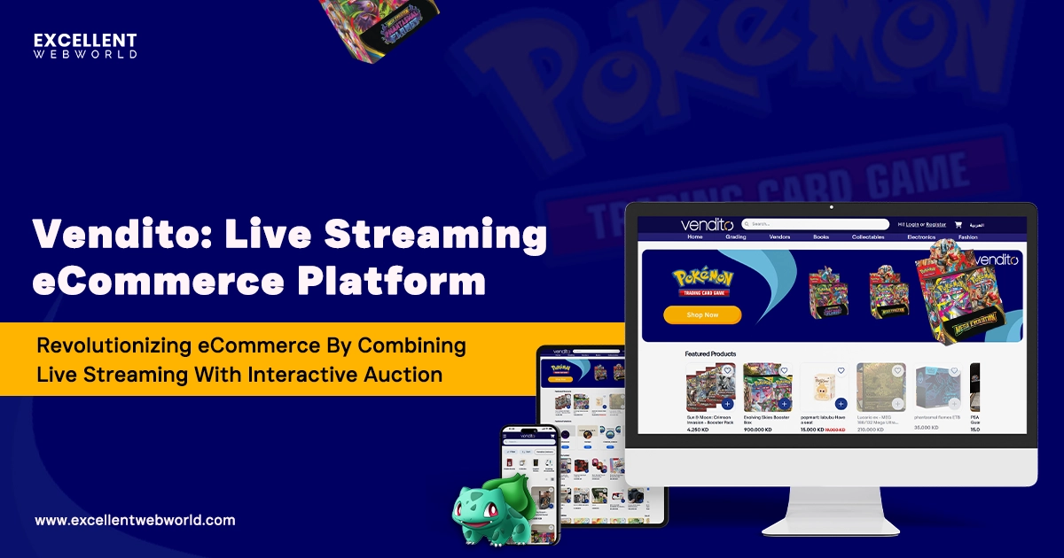 Vendito Live Streaming eCommerce Platform Portfolio