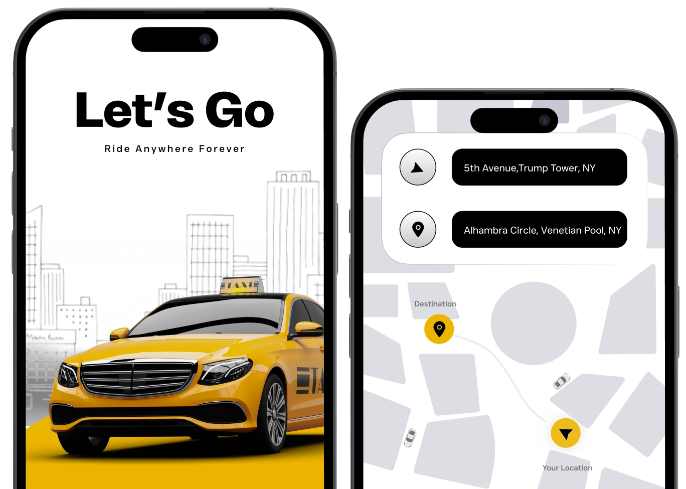 passenger app features for taxi app development