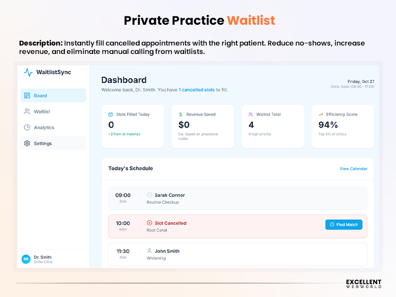 Private Practice Waitlist