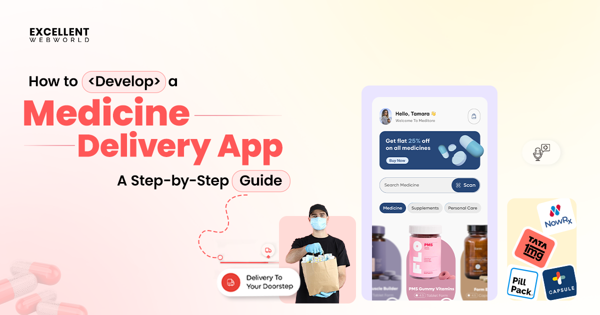 Medicine delivery app development step by step guide