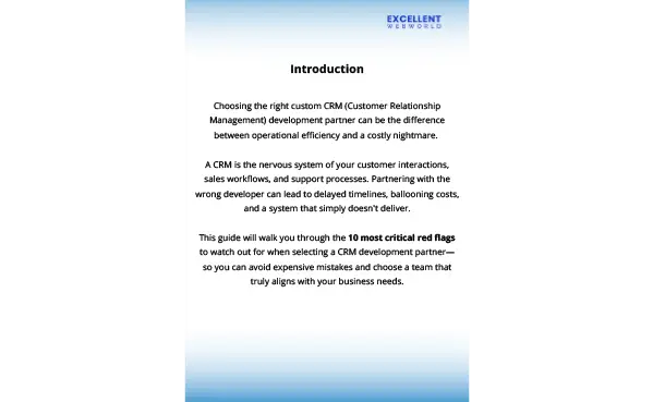 Introduction of CRM Questionnaire