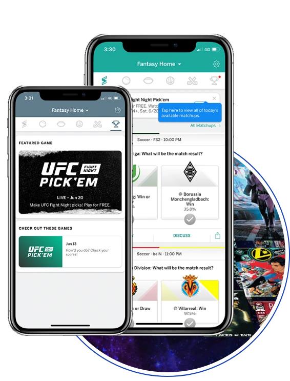 ESPN fantasy sports app