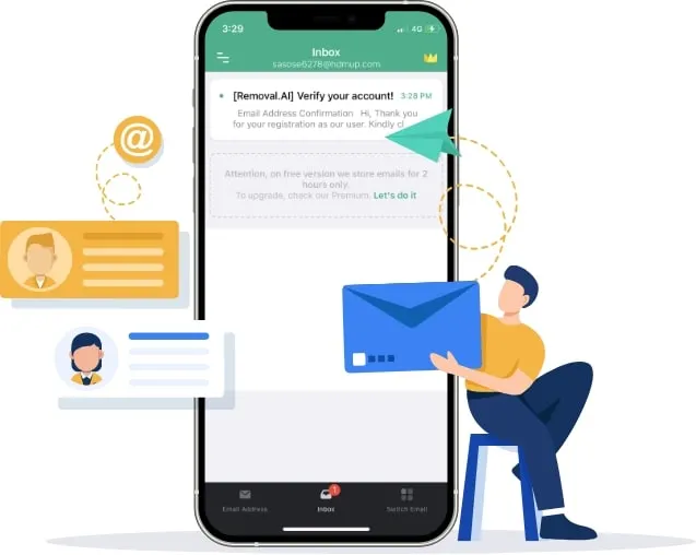 Temp Email App Features
