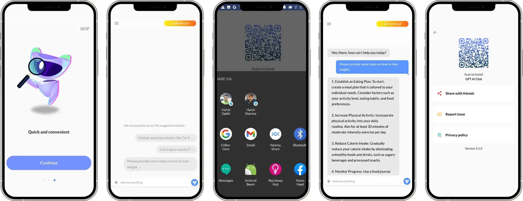 Open Chat AI Screenshots