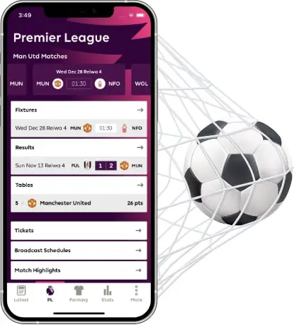 Features of Premier League App