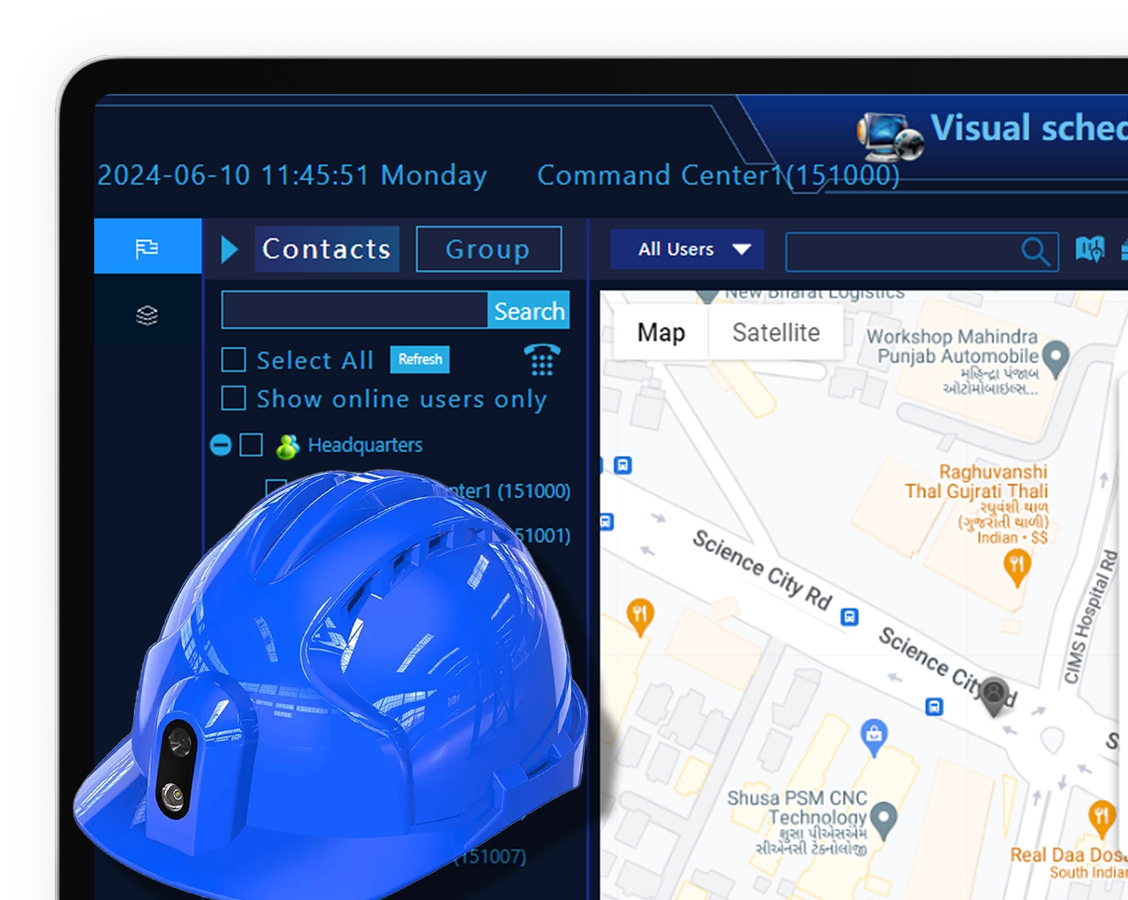 iot smart helmet for industrial workforce management