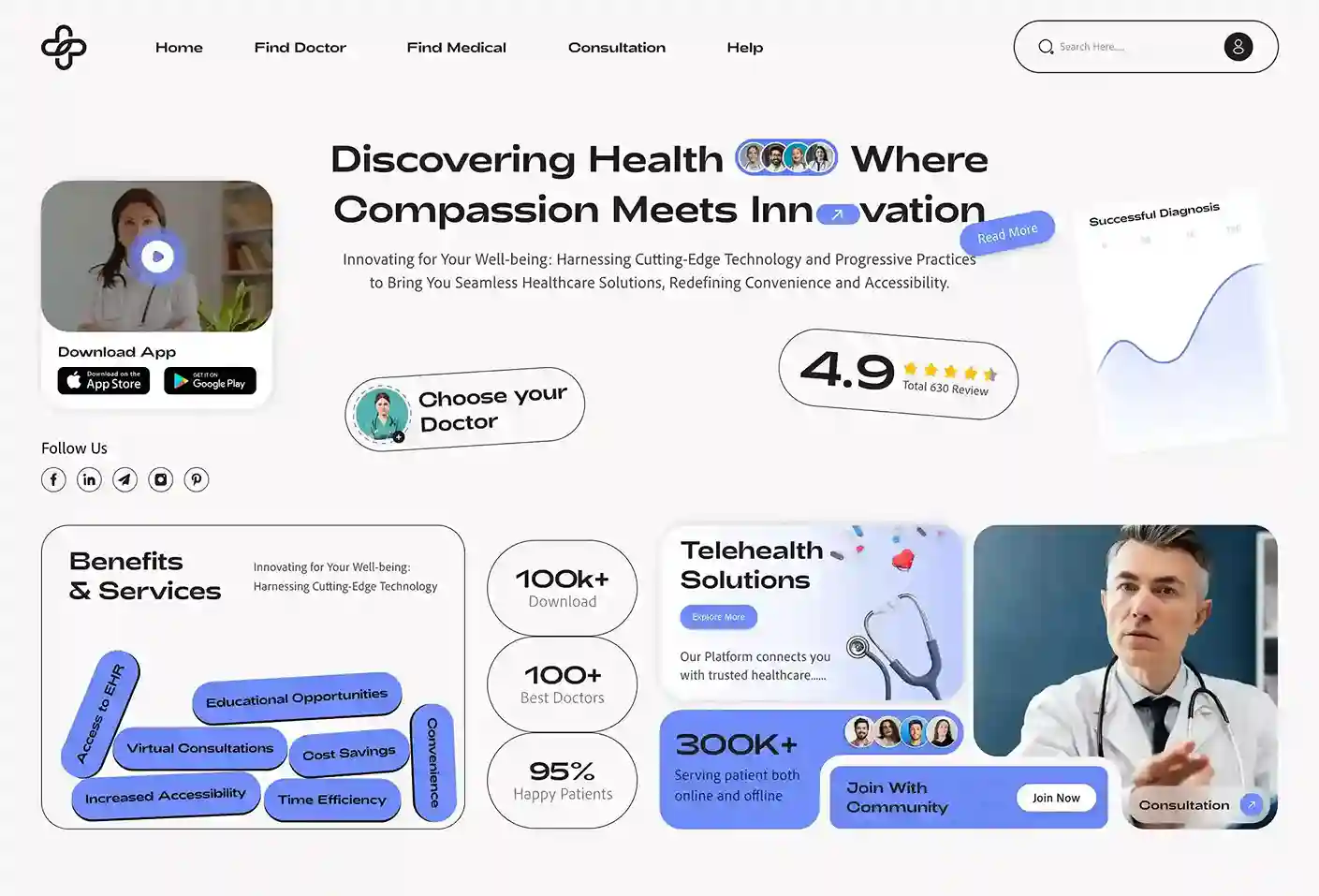 Healthcare Platform Website