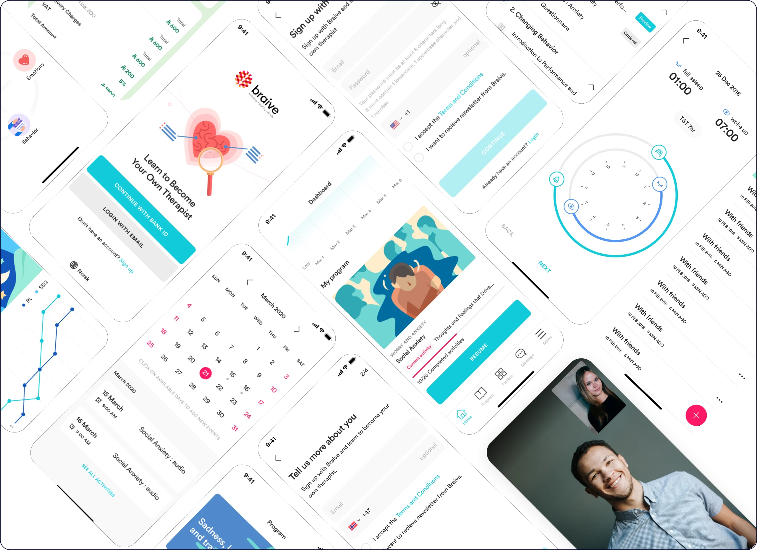 Braive Platform UI UX design