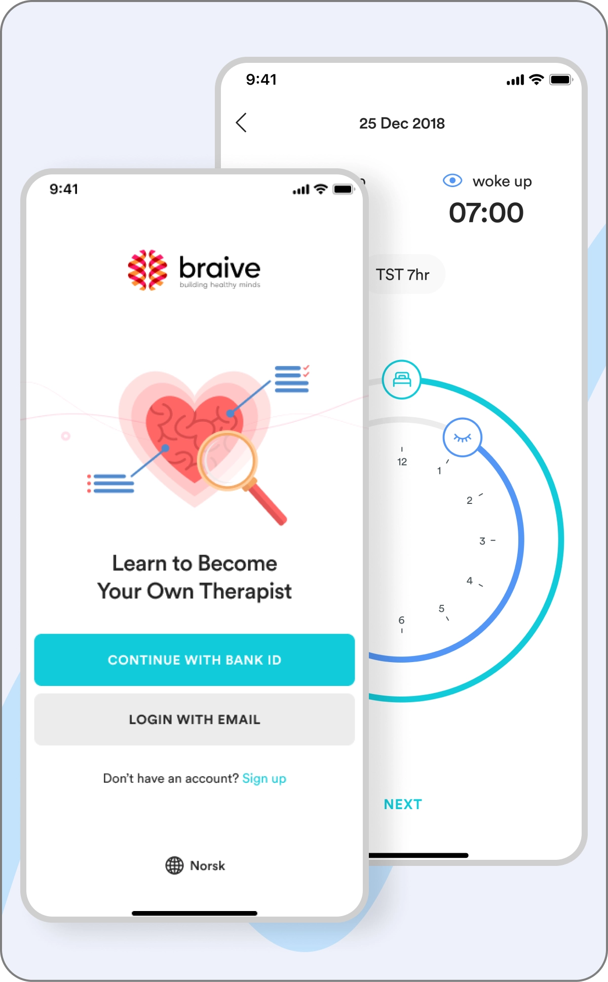 Braive app UI