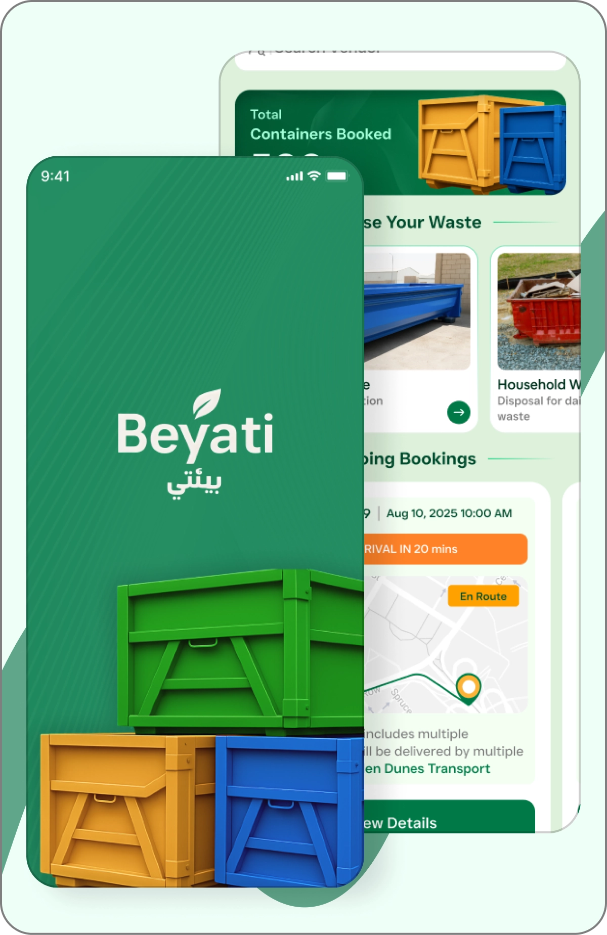 Beyati app ui design