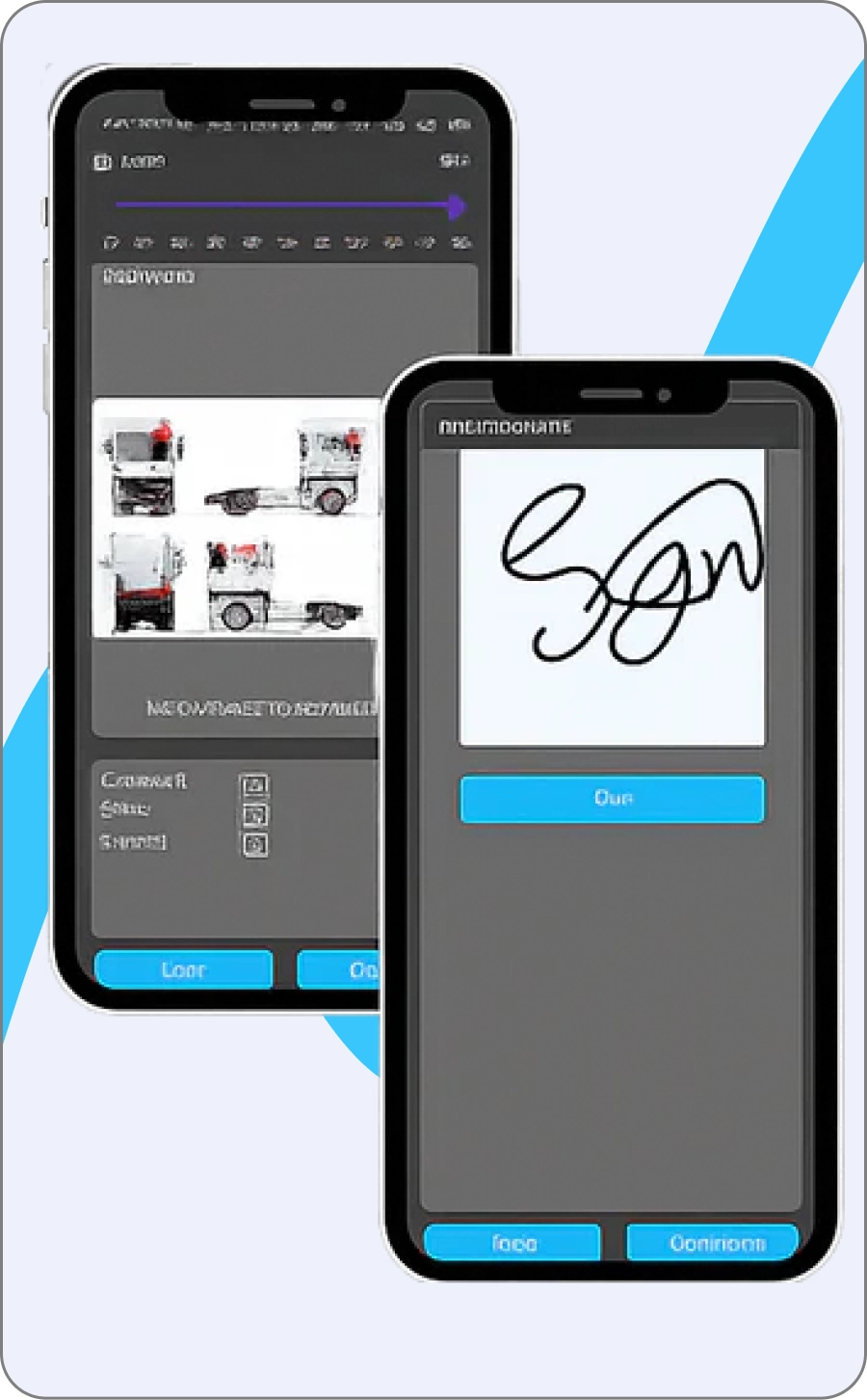 Camtrack app UI design