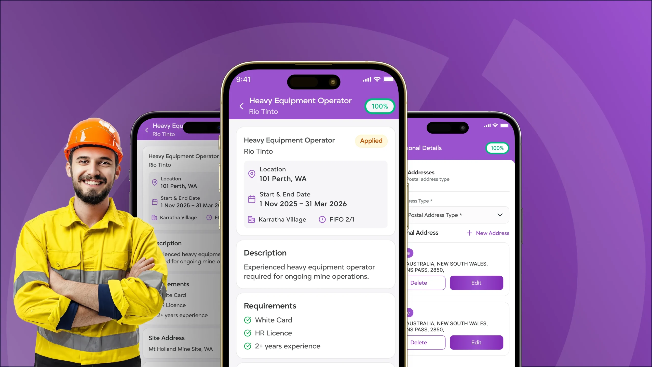 recruitment and HR platform platform ui design