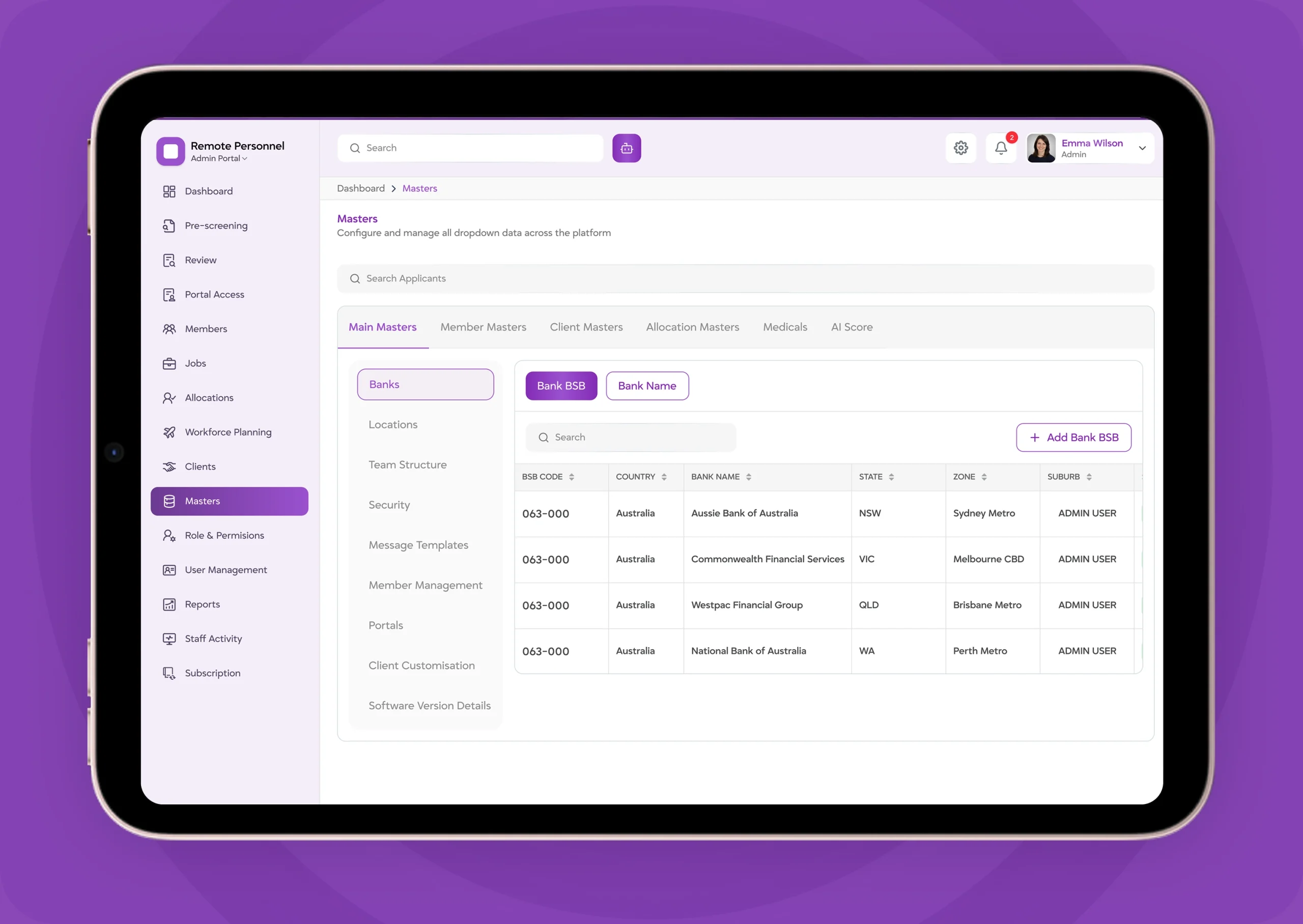 About recruitment and HR platform platform