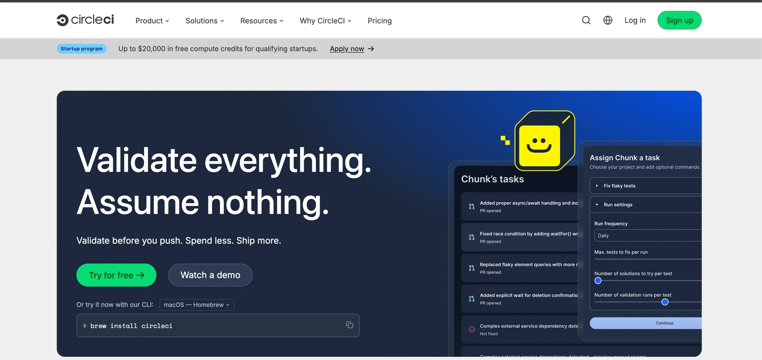 circleCI scaled