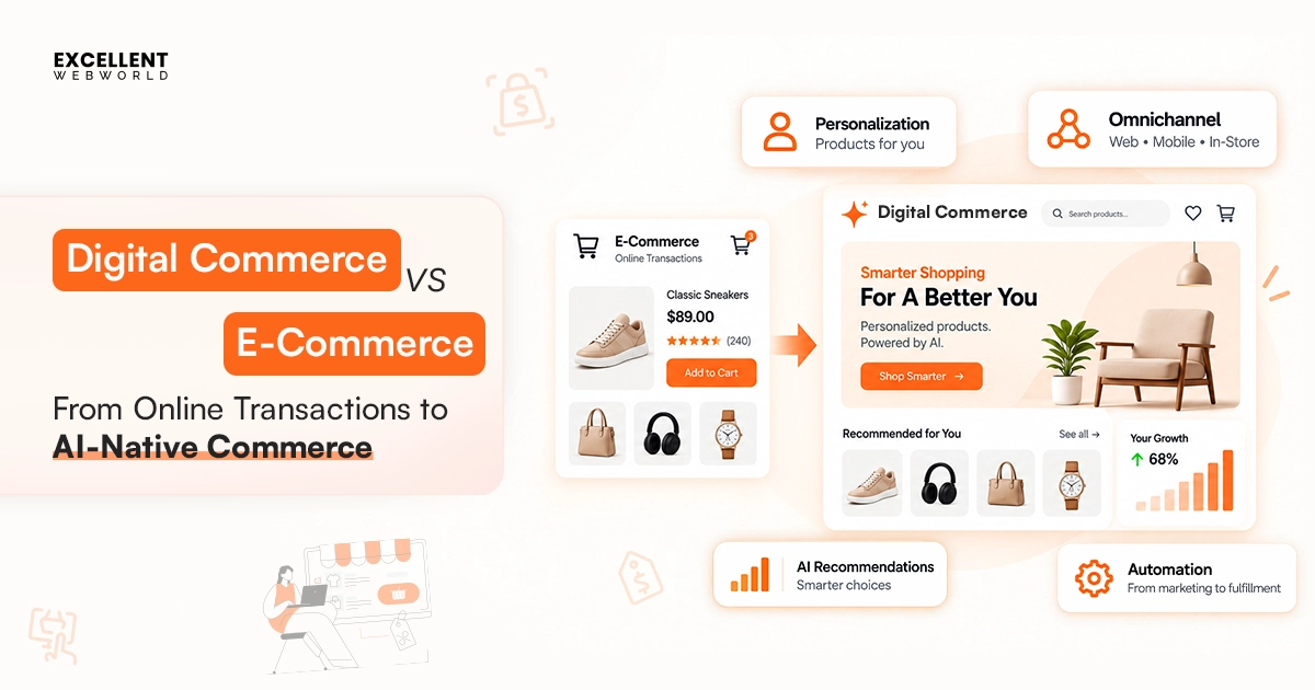 Digital Commerce vs E-Commerce Comparison