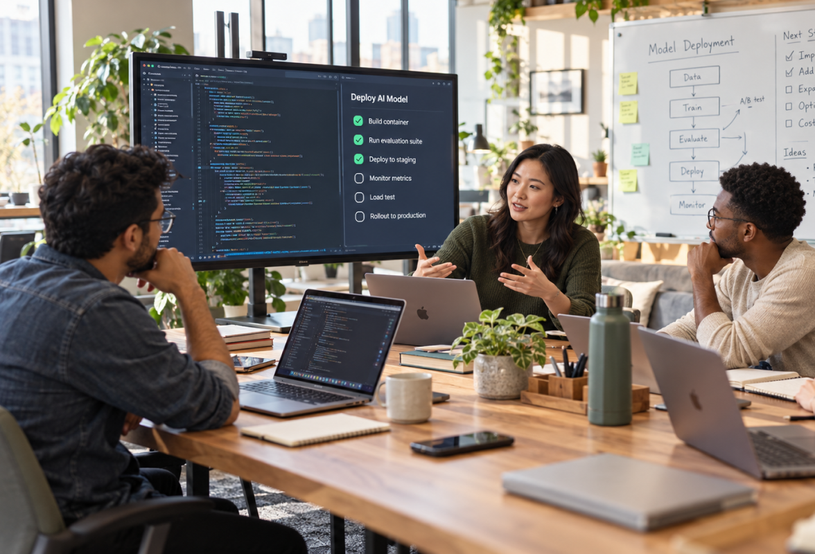AI service provider team