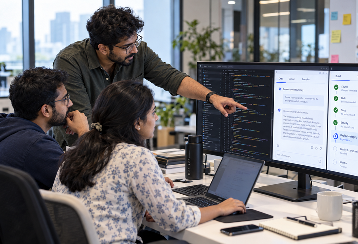 AI Development Services provider team